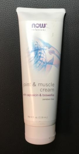 Joint and muscle cream 118ml